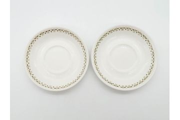 Figgjo(フィッギオ)　Market(マーケット)　可愛らしいデザインが食卓のアクセントになるカップ&ソーサー2客・プレート2枚・バターケースセット(C&S、皿、北欧食器、Turi design)(R-070646)