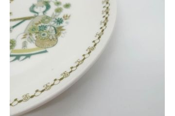Figgjo(フィッギオ)　Market(マーケット)　可愛らしいデザインが食卓のアクセントになるカップ&ソーサー2客・プレート2枚・バターケースセット(C&S、皿、北欧食器、Turi design)(R-070646)
