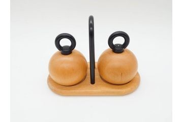 デンマーク　BODUM(ボダム)　シンプルながらもお洒落な雰囲気溢れるワイン&ウォーターデキャンタ・ペッパー&ソルトミルセット(フラスコ型、デカンタ、水差し、酒器)(R-070647)