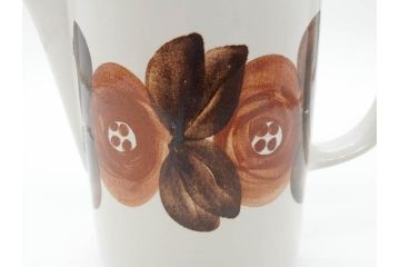 ARABIA FINLAND　Rosmarin(ロスマリン)　Ulla Procope(ウラ・プロコッペ)　一つ一つ丁寧に描かれた優しい印象のコーヒーポット(アラビア、フィンランド、Sモデル、北欧食器、ティーポット、ローズマリー)(R-070648)