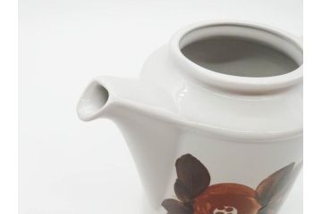 ARABIA FINLAND　Rosmarin(ロスマリン)　Ulla Procope(ウラ・プロコッペ)　一つ一つ丁寧に描かれた優しい印象のコーヒーポット(アラビア、フィンランド、Sモデル、北欧食器、ティーポット、ローズマリー)(R-070648)