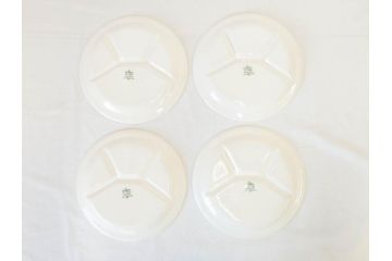 Figgjo(フィッギオ)　Market(マーケット)　仕切り付きで使いやすいランチプレート4枚セット(皿、北欧食器、Turi design)(R-070649)