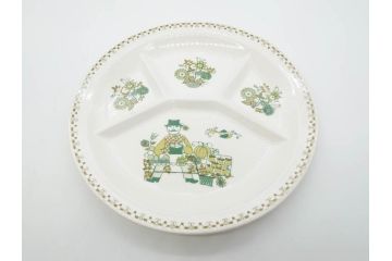 Figgjo(フィッギオ)　Market(マーケット)　仕切り付きで使いやすいランチプレート4枚セット(皿、北欧食器、Turi design)(R-070649)