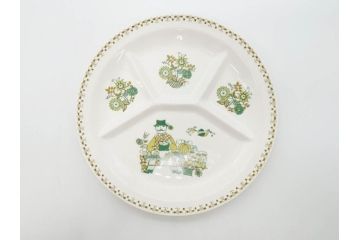Figgjo(フィッギオ)　Market(マーケット)　仕切り付きで使いやすいランチプレート4枚セット(皿、北欧食器、Turi design)(R-070649)