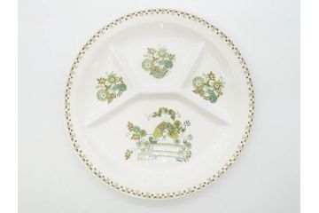 Figgjo(フィッギオ)　Market(マーケット)　仕切り付きで使いやすいランチプレート4枚セット(皿、北欧食器、Turi design)(R-070649)