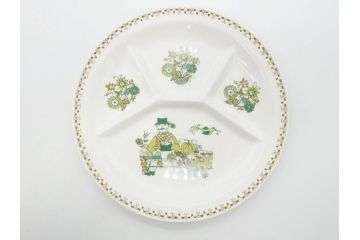 Figgjo(フィッギオ)　Market(マーケット)　仕切り付きで使いやすいランチプレート4枚セット(皿、北欧食器、Turi design)(R-070649)
