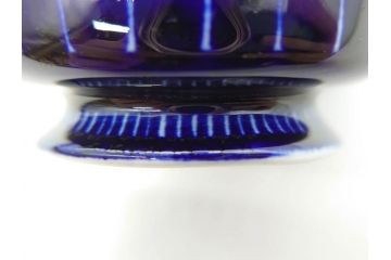 ARABIA FINLAND　Valencia (バレンシア)　Ulla Procope(ウラ・プロコッペ)　美しい青色が上品な雰囲気を高めるカップ&ソーサー6客セット(アラビア、フィンランド、北欧食器、C&S)(R-070652)