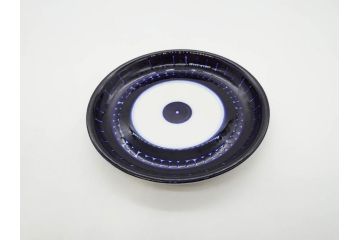 ARABIA FINLAND　Valencia (バレンシア)　Ulla Procope(ウラ・プロコッペ)　美しい青色が上品な雰囲気を高めるカップ&ソーサー6客セット(アラビア、フィンランド、北欧食器、C&S)(R-070652)