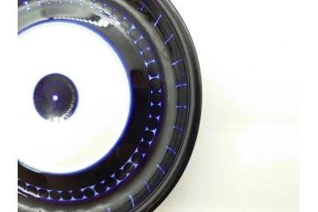 ARABIA FINLAND　Valencia (バレンシア)　Ulla Procope(ウラ・プロコッペ)　美しい青色が上品な雰囲気を高めるカップ&ソーサー6客セット(アラビア、フィンランド、北欧食器、C&S)(R-070652)