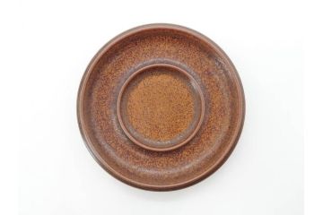 ARABIA FINLAND　Ruska(ルスカ)　Ulla Procope(ウラ・プロコッペ)　一つ一つ違う模様が魅力的で温かみのあるコーヒーカップ&ソーサー4客セット(アラビア、フィンランド、Sモデル、北欧食器、C&S)(R-070653)