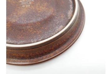 ARABIA FINLAND　Ruska(ルスカ)　Ulla Procope(ウラ・プロコッペ)　一つ一つ違う模様が魅力的で温かみのあるコーヒーカップ&ソーサー4客セット(アラビア、フィンランド、Sモデル、北欧食器、C&S)(R-070653)