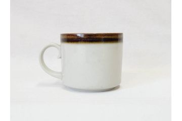 ARABIA FINLAND　Karelia(カレリア)　シンプルかつ存在感のある佇まいが魅力的なカップ&ソーサー2客・プレート5枚セット(アラビア、フィンランド、C&S、スーププレート、スープ皿、北欧食器)(R-070654)