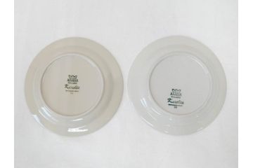 ARABIA FINLAND　Karelia(カレリア)　シンプルかつ存在感のある佇まいが魅力的なカップ&ソーサー2客・プレート5枚セット(アラビア、フィンランド、C&S、スーププレート、スープ皿、北欧食器)(R-070654)