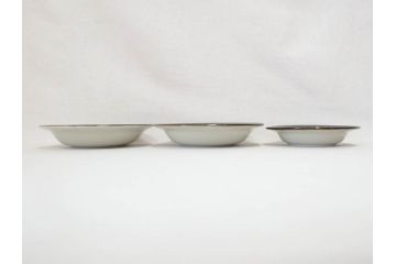 ARABIA FINLAND　Karelia(カレリア)　シンプルかつ存在感のある佇まいが魅力的なカップ&ソーサー2客・プレート5枚セット(アラビア、フィンランド、C&S、スーププレート、スープ皿、北欧食器)(R-070654)