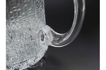 iittala(イッタラ)　Ultima Thule(ウルティマツーレ)シリーズ　Tapio Wirkkala(タピオ・ヴィルカラ) 1968　細部まで職人のこだわりが感じられるピッチャー(ガラス、北欧食器、箱付き)(R-070656)