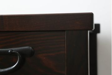 中古　上質な和の空間を演出する水屋箪笥サイドボード(サイドキャビネット、収納棚、戸棚、食器棚、茶箪笥)(R-070706)