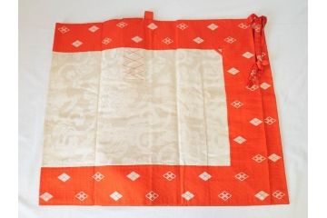 昭和初期　紋白　五条袈裟　七条袈裟など 法衣セット(峯勘商店、峯勘法衣店、僧衣、五条衣、僧侶、仏教、三衣、大僧正)(R-070713)