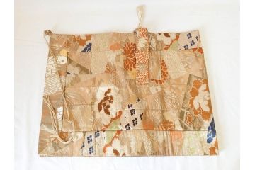 昭和初期　紋白　五条袈裟　七条袈裟など 法衣セット(峯勘商店、峯勘法衣店、僧衣、五条衣、僧侶、仏教、三衣、大僧正)(R-070713)