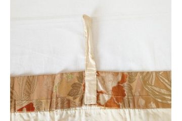 昭和初期　紋白　五条袈裟　七条袈裟など 法衣セット(峯勘商店、峯勘法衣店、僧衣、五条衣、僧侶、仏教、三衣、大僧正)(R-070713)
