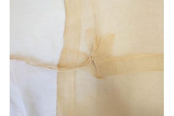 昭和初期　紋白　五条袈裟　七条袈裟など 法衣セット(峯勘商店、峯勘法衣店、僧衣、五条衣、僧侶、仏教、三衣、大僧正)(R-070713)