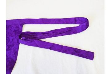 昭和初期　紋白　五条袈裟　七条袈裟など 法衣セット(峯勘商店、峯勘法衣店、僧衣、五条衣、僧侶、仏教、三衣、大僧正)(R-070713)