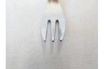 デンマーク　シンプルなデザインで取り入れやすいステンレストレー&ティーポット&ROSTFREIフォーク6本セット(ロストフライ、キッチン雑貨、北欧雑貨、カトラリー、テーブルウェア)(R-070714)