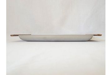 デンマーク　シンプルなデザインで取り入れやすいステンレストレー&ティーポット&ROSTFREIフォーク6本セット(ロストフライ、キッチン雑貨、北欧雑貨、カトラリー、テーブルウェア)(R-070714)