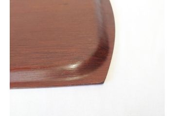 スウェーデン　KONGA　チーク材　素朴な風合いが温かい雰囲気を醸し出すトレー3枚セット(北欧雑貨、お盆、木製盆、トレイ)(R-070715)