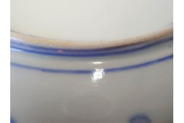 上手物　明治期　伊万里　二重角冨(角富)　金襴手　約17cm　5.6寸　精功に描かれた色絵が目を惹く中皿5枚セット(桃図、鳳凰、花鳥文、深皿、和皿、和食器、五寸六分)(R-070718)