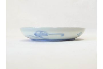 上手物　明治期　伊万里　二重角冨(角富)　金襴手　約17cm　5.6寸　精功に描かれた色絵が目を惹く中皿5枚セット(桃図、鳳凰、花鳥文、深皿、和皿、和食器、五寸六分)(R-070720)