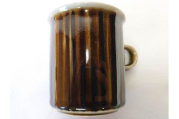 ARABIA FINLAND　Kosmos(コスモス)　Ulla Procope(ウラ・プロコッペ)　コスモスの花びらを表現したラインが魅力のコーヒーカップ&ソーサー2客セット(アラビア、フィンランド、Sモデル、北欧食器、C&S)(R-070721)