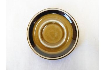 ARABIA FINLAND　Kosmos(コスモス)　Ulla Procope(ウラ・プロコッペ)　コスモスの花びらを表現したラインが魅力のコーヒーカップ&ソーサー2客セット(アラビア、フィンランド、Sモデル、北欧食器、C&S)(R-070721)