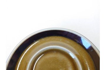 ARABIA FINLAND　Kosmos(コスモス)　Ulla Procope(ウラ・プロコッペ)　コスモスの花びらを表現したラインが魅力のコーヒーカップ&ソーサー2客セット(アラビア、フィンランド、Sモデル、北欧食器、C&S)(R-070721)