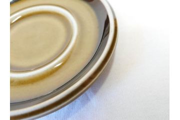 ARABIA FINLAND　Kosmos(コスモス)　Ulla Procope(ウラ・プロコッペ)　コスモスの花びらを表現したラインが魅力のコーヒーカップ&ソーサー2客セット(アラビア、フィンランド、Sモデル、北欧食器、C&S)(R-070721)