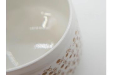 ARABIA FINLAND　Kimmel(キンメル)　金色の小さい花が可愛らしいカップ&ソーサー4客セット(アラビア、フィンランド、北欧食器、C&S)(R-070722)