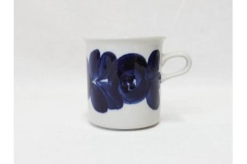 ARABIA FINLAND　Anemone(アネモネ)　Ulla Procope(ウラ・プロコッペ)　落ち着いた色合いが上品な雰囲気を高めるコーヒーカップ&ソーサー5客セット(アラビア、フィンランド、Sモデル、C&S、北欧食器)(R-070723)