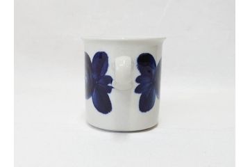 ARABIA FINLAND　Anemone(アネモネ)　Ulla Procope(ウラ・プロコッペ)　落ち着いた色合いが上品な雰囲気を高めるコーヒーカップ&ソーサー5客セット(アラビア、フィンランド、Sモデル、C&S、北欧食器)(R-070723)