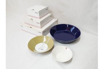 iittala(イッタラ)　Teema(ティーマ)　幅広いシーンで活躍してくれる!シンプルで使いやすいボウル3点セット(シリアル、パスタ、サラダ、スープ、北欧食器、箱付き)(R-070724)