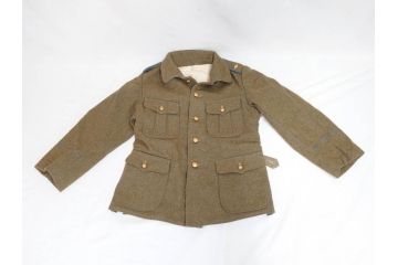 旧日本軍　少年飛行兵　昭和十八年製 五大號(昭和18年製 五大号)　昭和十九年製 中號(昭和19年製 中号)　軍服2点セット(外套、防寒防雨、衣服、コート、羽織り、上着、上衣、ミリタリー、軍装、軍物、生徒正衣、略衣、軍衣)(R-070725)