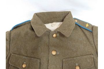 旧日本軍　少年飛行兵　昭和十八年製 五大號(昭和18年製 五大号)　昭和十九年製 中號(昭和19年製 中号)　軍服2点セット(外套、防寒防雨、衣服、コート、羽織り、上着、上衣、ミリタリー、軍装、軍物、生徒正衣、略衣、軍衣)(R-070725)
