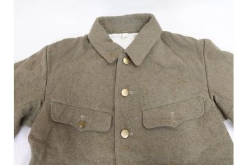 旧日本軍　少年飛行兵　昭和十八年製 五大號(昭和18年製 五大号)　昭和十九年製 中號(昭和19年製 中号)　軍服2点セット(外套、防寒防雨、衣服、コート、羽織り、上着、上衣、ミリタリー、軍装、軍物、生徒正衣、略衣、軍衣)(R-070725)