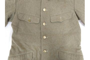 旧日本軍　少年飛行兵　昭和十八年製 五大號(昭和18年製 五大号)　昭和十九年製 中號(昭和19年製 中号)　軍服2点セット(外套、防寒防雨、衣服、コート、羽織り、上着、上衣、ミリタリー、軍装、軍物、生徒正衣、略衣、軍衣)(R-070725)