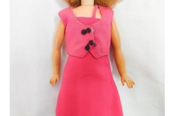 昭和中期　当時物　マテル社(MATELL)　バービー人形(Barbie)　アイデアル(IDEAL TOY CORP)　タミーちゃん BS-12(Tammy)　多数の服や小物・タンス付き　人形2体セット(ヴィンテージ、昭和レトロ、着せ替え人形、ビンテージドール、日本製)(R-070726)