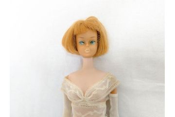 昭和中期　当時物　マテル社(MATELL)　バービー人形(Barbie)　アイデアル(IDEAL TOY CORP)　タミーちゃん BS-12(Tammy)　多数の服や小物・タンス付き　人形2体セット(ヴィンテージ、昭和レトロ、着せ替え人形、ビンテージドール、日本製)(R-070726)