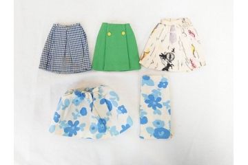 昭和中期　当時物　マテル社(MATELL)　バービー人形(Barbie)　アイデアル(IDEAL TOY CORP)　タミーちゃん BS-12(Tammy)　多数の服や小物・タンス付き　人形2体セット(ヴィンテージ、昭和レトロ、着せ替え人形、ビンテージドール、日本製)(R-070726)