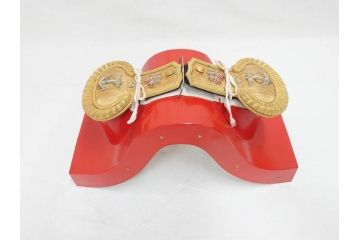旧日本軍　海軍　尉官　トランク付き(鍵あり)　正帽&正肩章セット(大尉、中尉、少尉、相当官、大礼帽子、軍物、軍服小物、ミリタリー、正装、礼装)(R-070728)