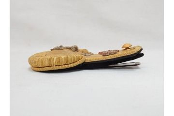 旧日本軍　海軍　尉官　トランク付き(鍵あり)　正帽&正肩章セット(大尉、中尉、少尉、相当官、大礼帽子、軍物、軍服小物、ミリタリー、正装、礼装)(R-070728)