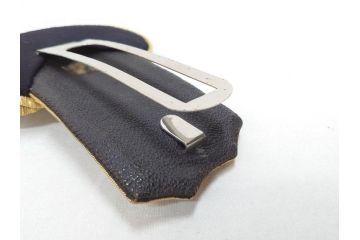 旧日本軍　海軍　尉官　トランク付き(鍵あり)　正帽&正肩章セット(大尉、中尉、少尉、相当官、大礼帽子、軍物、軍服小物、ミリタリー、正装、礼装)(R-070728)