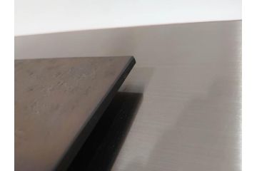 金工芸術家　若山裕昭(HIROAKI WAKAYAMA)　「裸婦」 1985 METAL WORK　なめらかな曲線が美しいブロンズレリーフ(銅板、置物、オブジェ、箱付き)(R-070729)