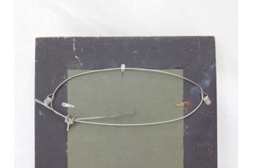 坂本唯市　油彩　「道化師」　「薔薇」　SM　力強い色使いとそれぞれ違った魅力が素敵な絵画3点セット(油絵、額装、ピエロ、バラ)(R-070730)